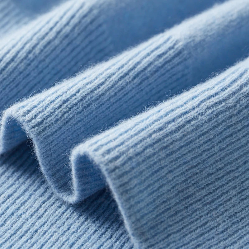 100% Pure Wool Sweater Men First Line Garment Seamless Pullover Spring and Autumn Basis Loose Casual Cashmere Knitting Sweater