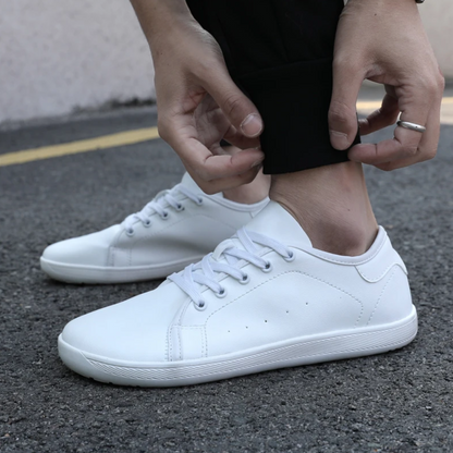 The Casual Barefoot Wanderer White